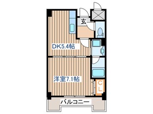 カヤバプラザＦ館の物件間取画像